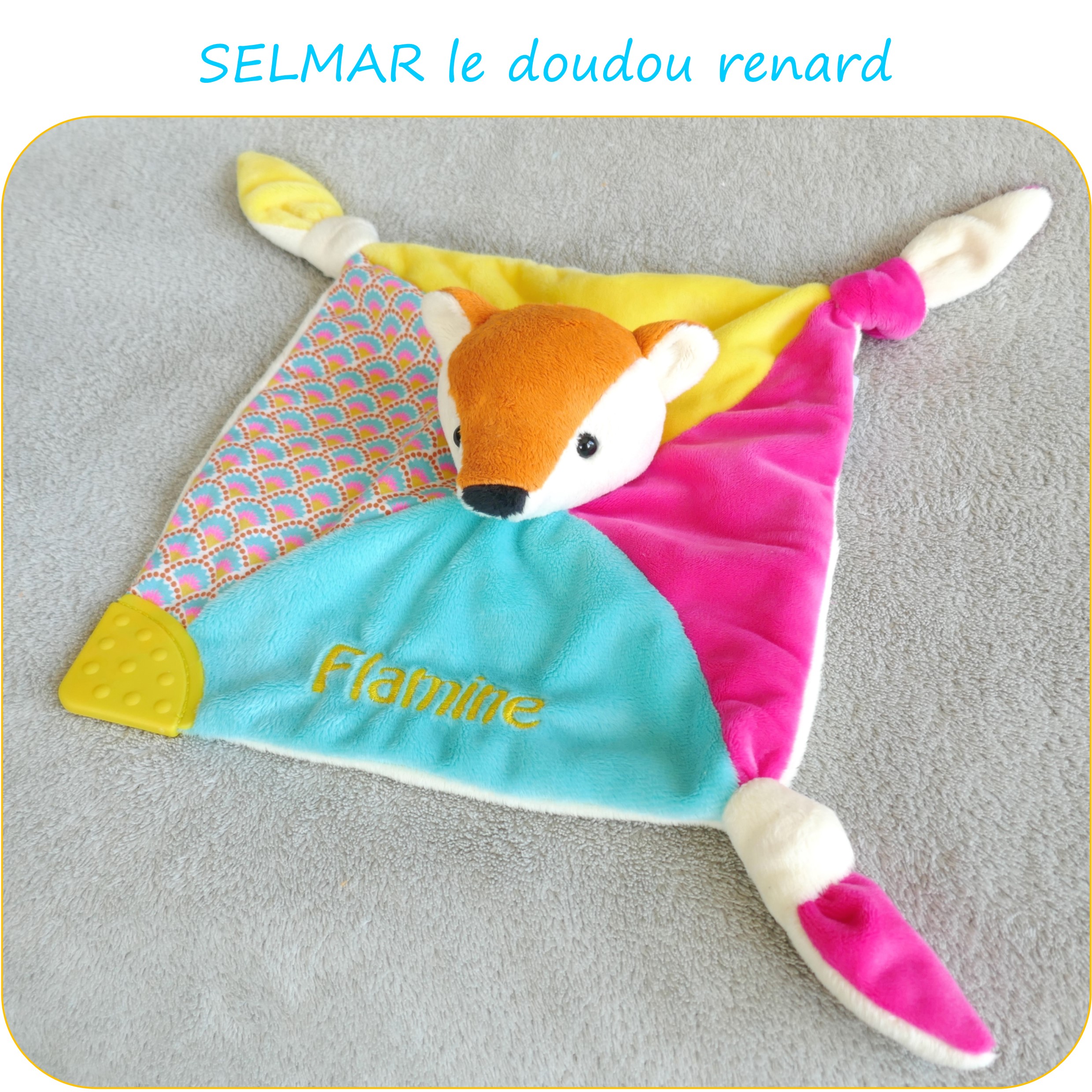 Doudou renard SELMAR - Petits D'om