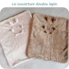 patron couverture doudou lapin