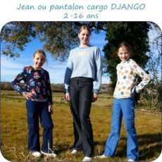 patron couture jean pantalon cargo fille